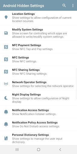 Android Hidden Settings Screenshot4