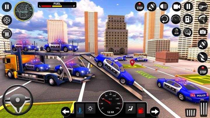 Police Car Transport Truck Screenshot2