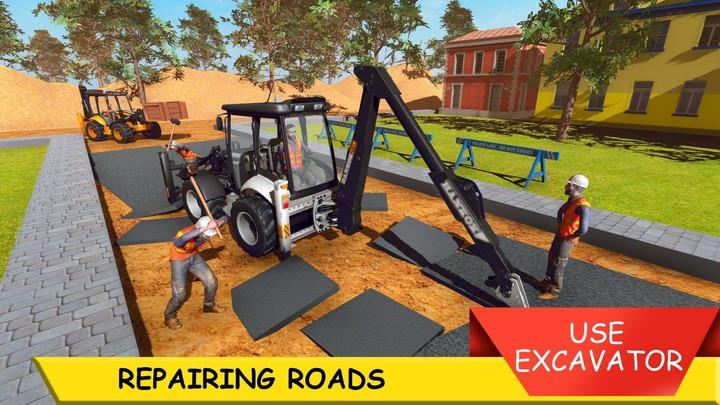 Excavator Tractor and JCB Game Screenshot1