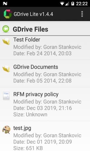 Remote File Manager Screenshot2