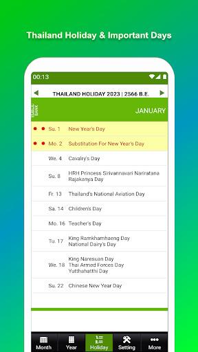 Thailand Buddhist Calendar Screenshot4