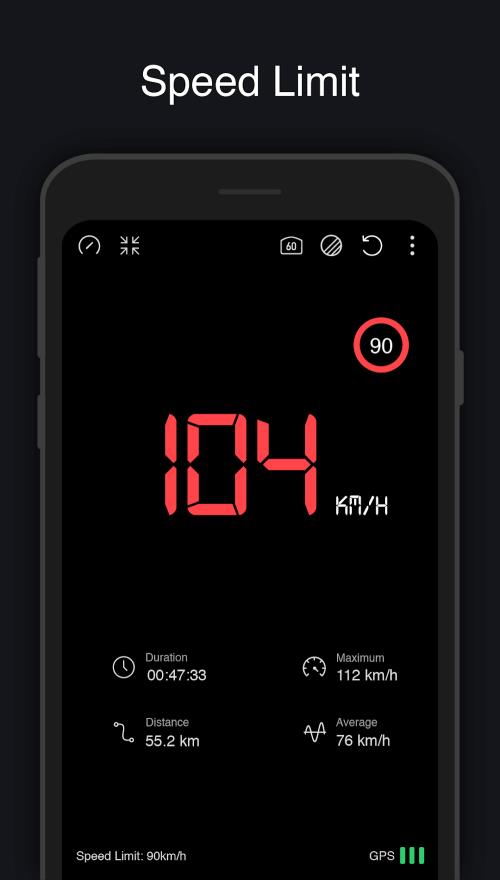 GPS Speedometer Screenshot2
