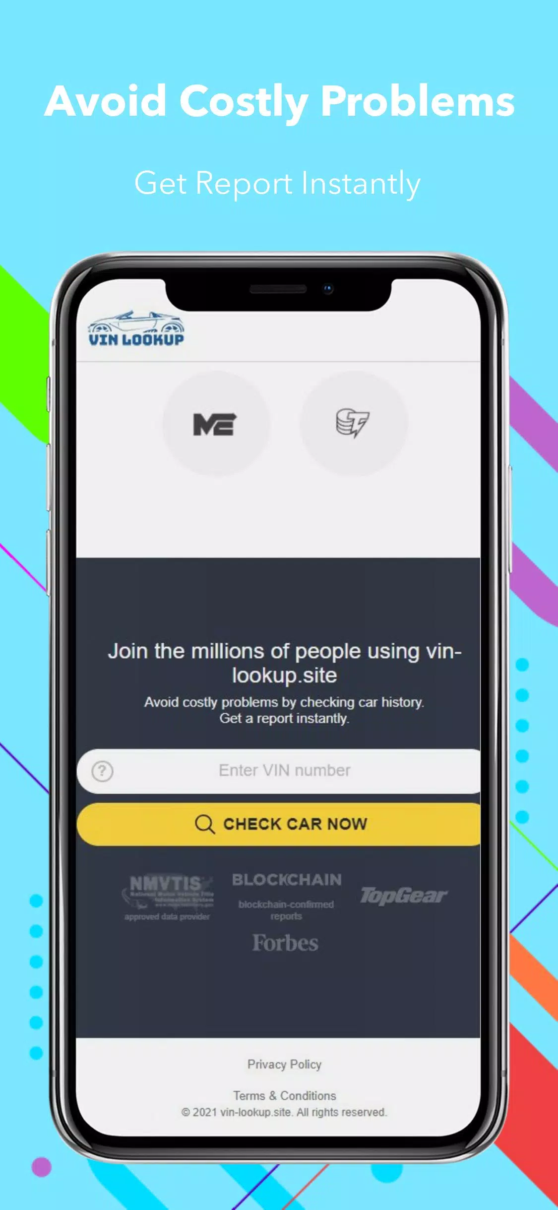 VIN Lookup: Vin Lookup App - Check Any VIN Report Screenshot1