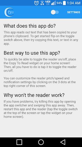 Copy To Read - Text to Speech Screenshot3