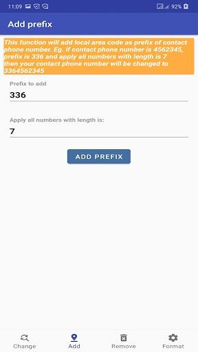 Contacts Prefix Fixer (MOD) Screenshot2