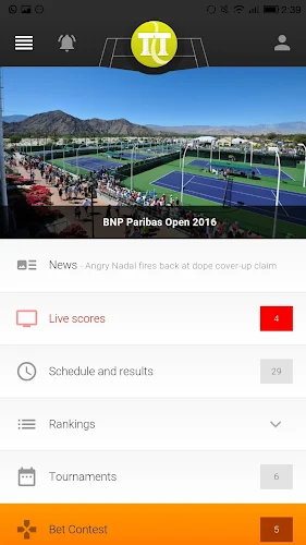 Tennis Temple - Live scores Screenshot2