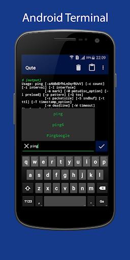 Qute: Terminal emulator Screenshot1