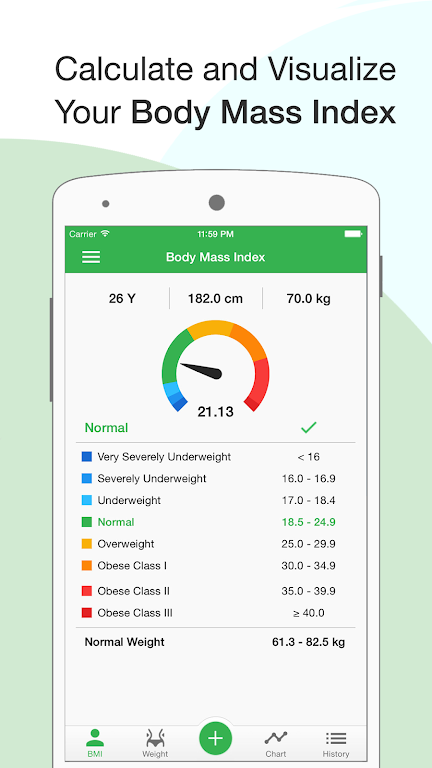 BMI Calculator: Weight Tracker Screenshot1