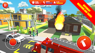 City Firefighter Heroes 3D Screenshot4