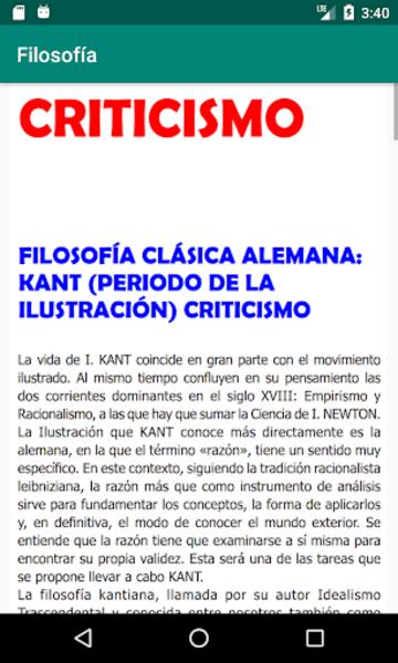 Filosofía Screenshot1