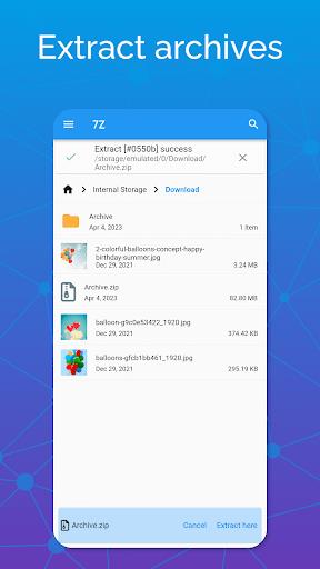 7Z: Zip 7Zip Rar File Manager Screenshot4