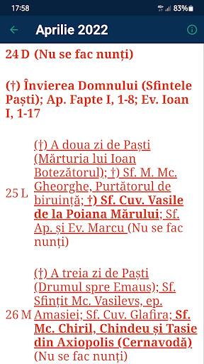 Calendar Ortodox Screenshot2