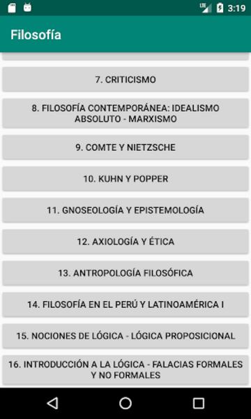 Filosofía Screenshot6