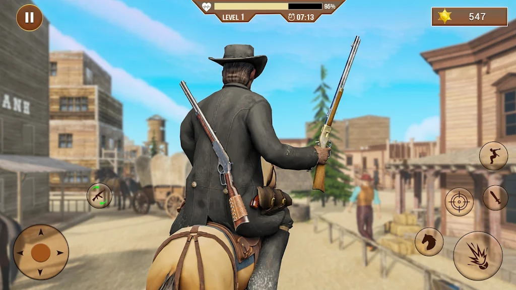 West Cowboy Shooting Games 3D Screenshot1