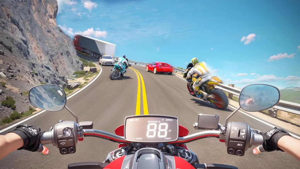 Moto Bike Rider Traffic Racing Screenshot3