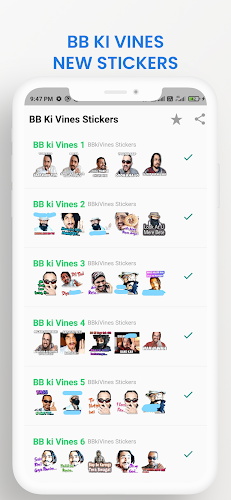 BB Ki Vines Stickers Screenshot1