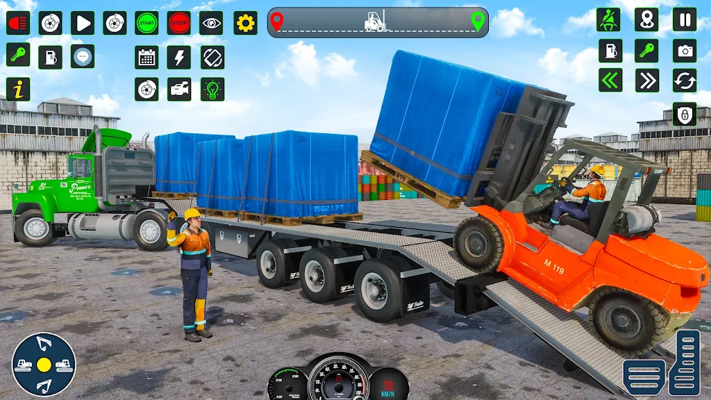 Cargo Truck Forklift Driving Screenshot2