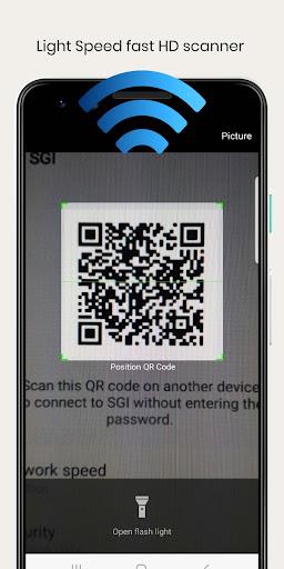 WiFi QrCode Password scanner Screenshot1