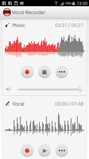 Vocal Recorder TwoTrack Studio Screenshot3