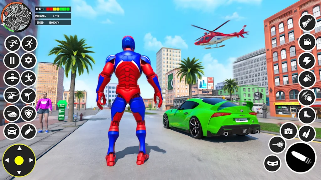 Spider Rope Flying Hero games Screenshot4