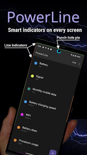 PowerLine: status bar meters Screenshot1