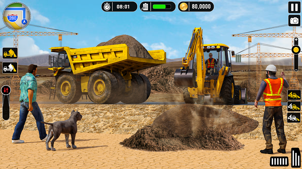 Real Snow Excavator - JCB Screenshot2