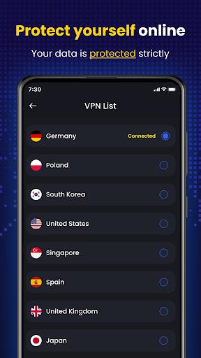 Super VPN: Safe & Secure VPN (MOD) Screenshot5