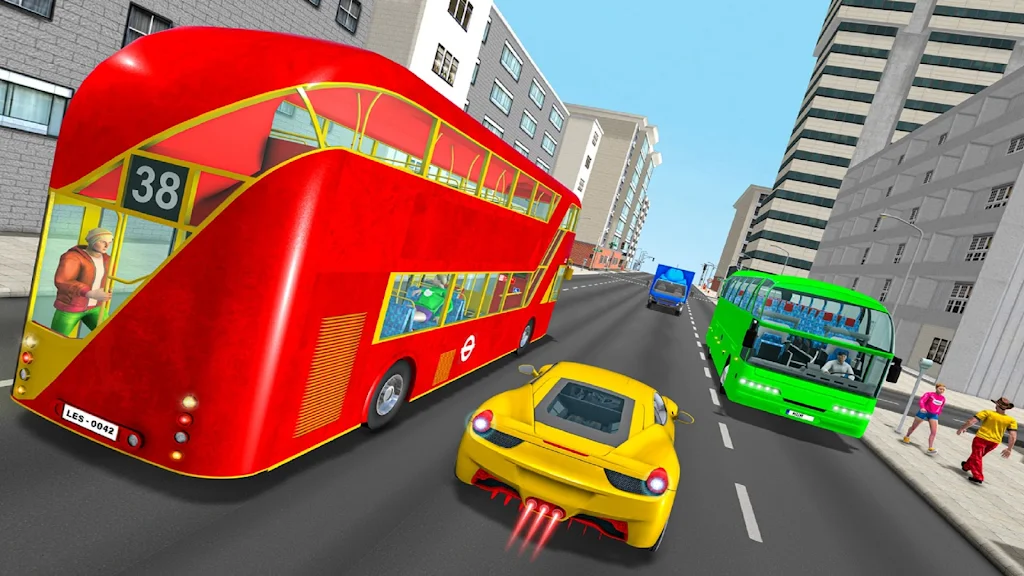 Coach Bus Driving : Bus Games Screenshot4