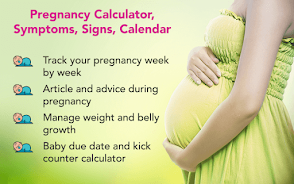 Pregnancy calculator, symptoms Screenshot3