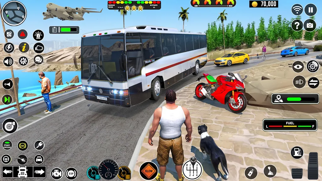 Coach Bus Driving : Bus Games Screenshot1