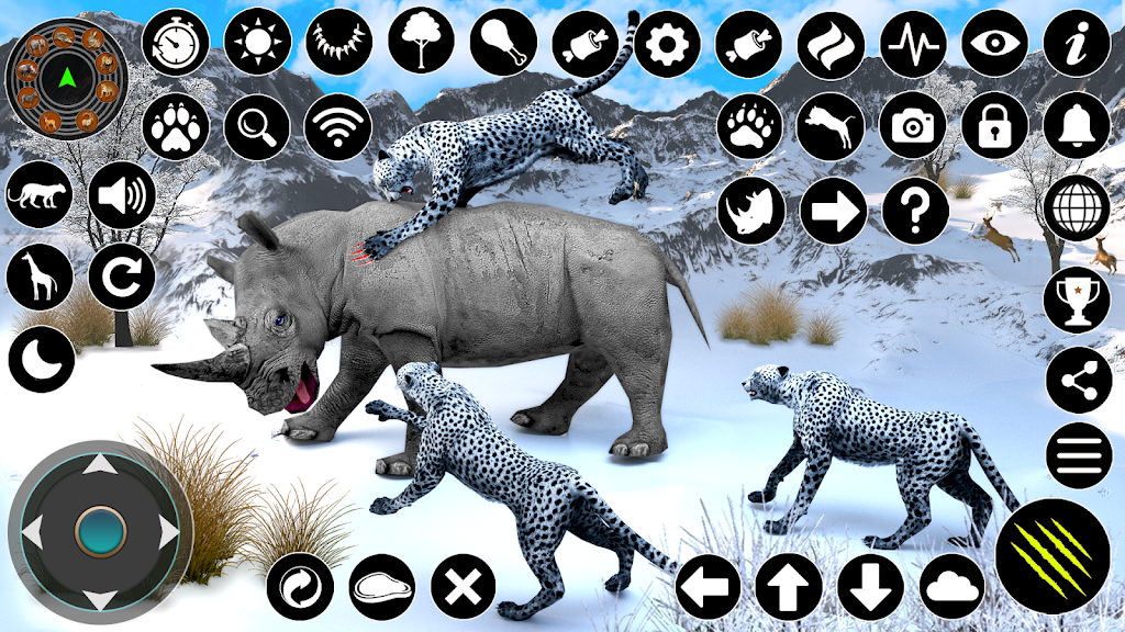 Wild Snow Leopard Simulator Screenshot3