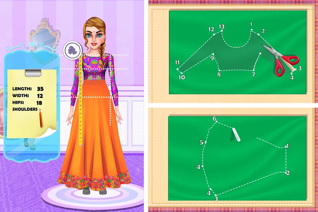 Indian Fashion Tailor: Little Screenshot3