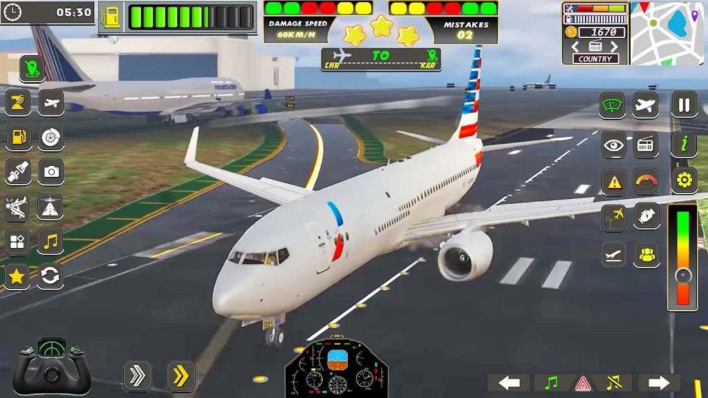 Real Flight Sim Airplane Games Screenshot1