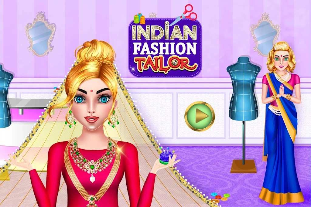 Indian Fashion Tailor: Little Screenshot1