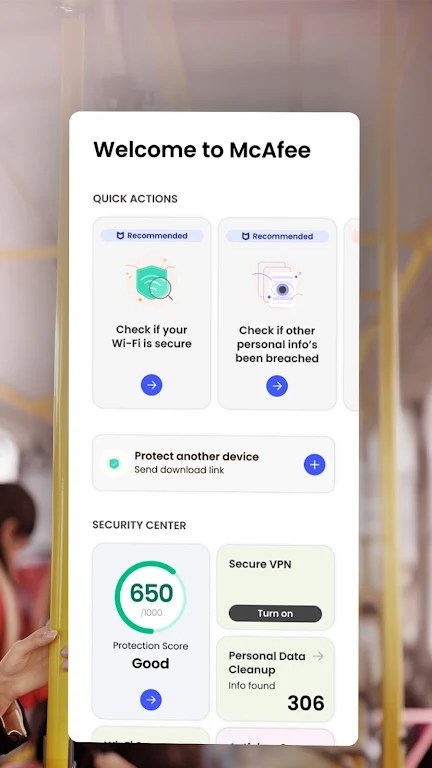 McAfee Security: Antivirus VPN Screenshot2