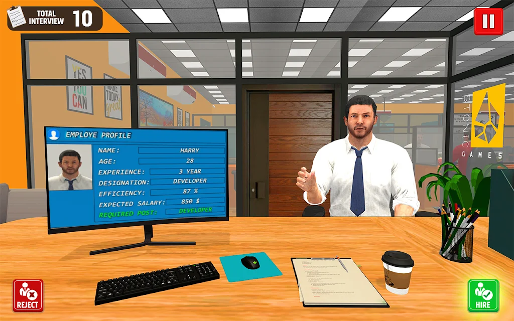 Virtual HR Manager Job Games Screenshot2