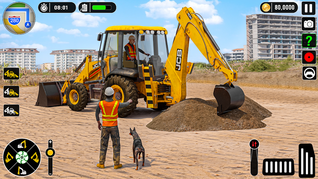 Real Snow Excavator - JCB Screenshot1