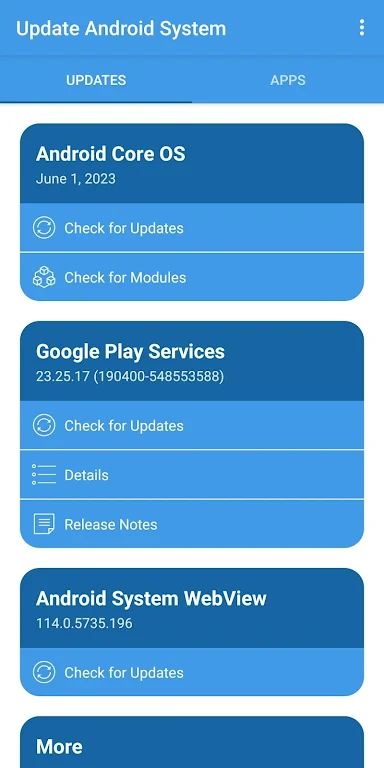 Update Android System Screenshot1