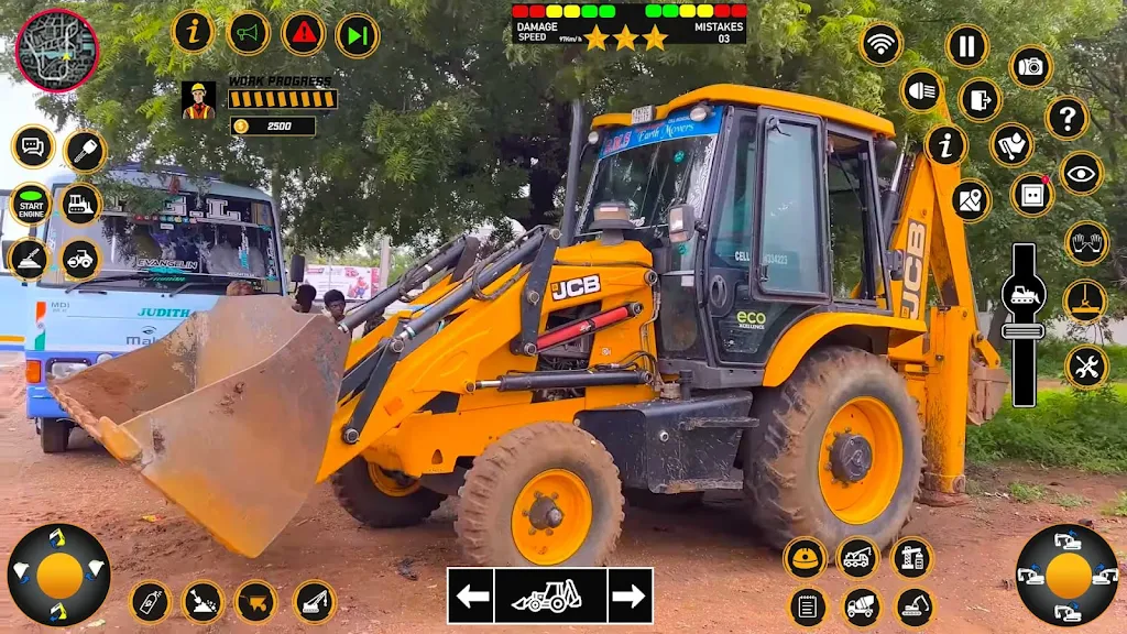 Snow Excavator Game: JCB Games Screenshot4