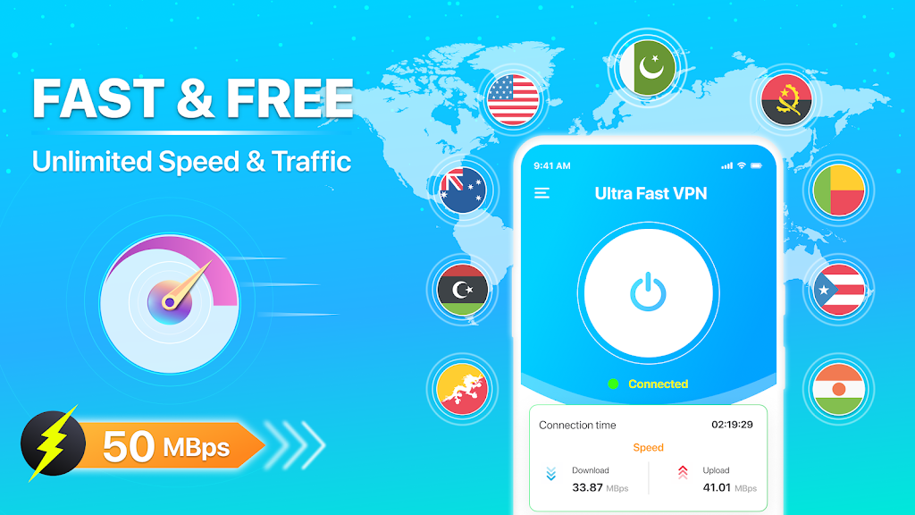 Fast VPN Ultra Fast Proxy VPN Screenshot3