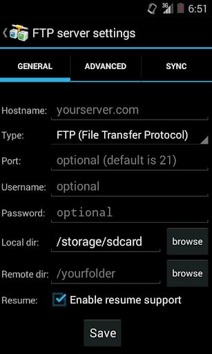 AndFTP (your FTP client) Screenshot4