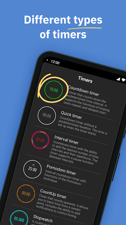 MultiTimer: Multiple timers Screenshot2