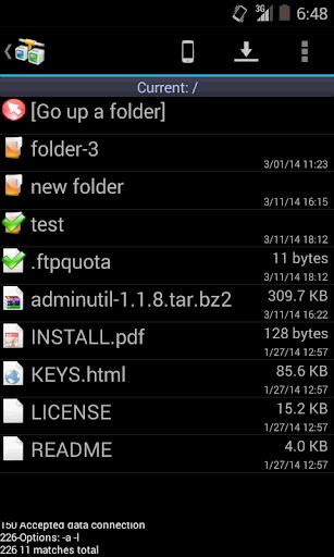 AndFTP (your FTP client) Screenshot3