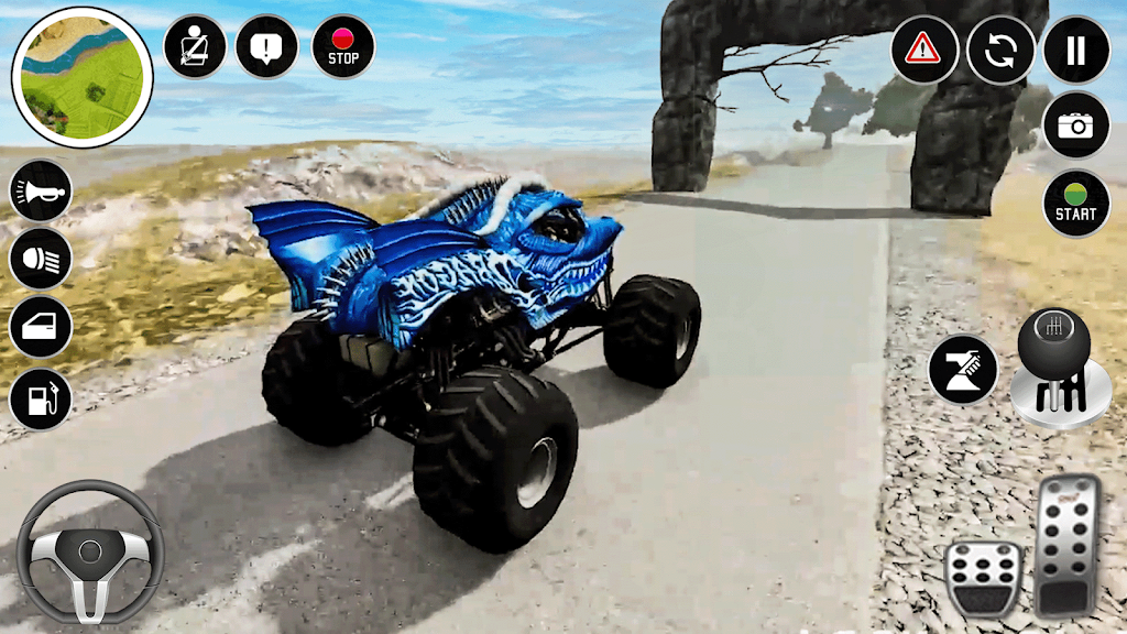 Real Monster Truck Game 3D Screenshot1