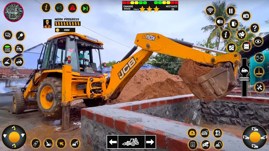 Snow Excavator Game: JCB Games Screenshot2