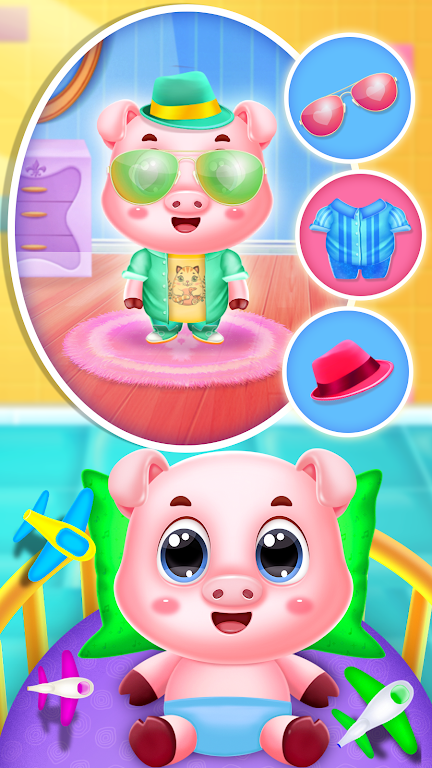 Pinky pig mom newborn Screenshot4