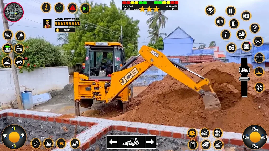 Snow Excavator Game: JCB Games Screenshot1