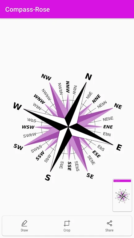 32 Point Digital Compass Screenshot2