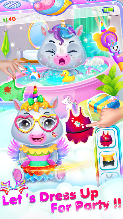 Baby Unicorn Care Game Screenshot4