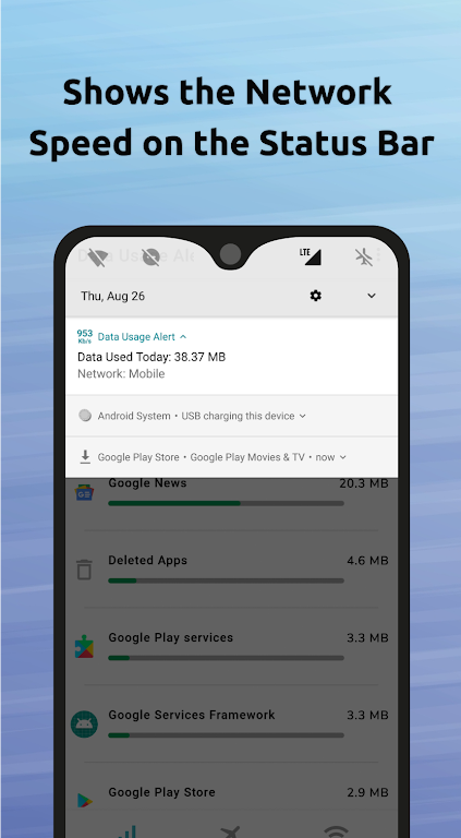 Data Usage Alert + Speed Meter Screenshot4